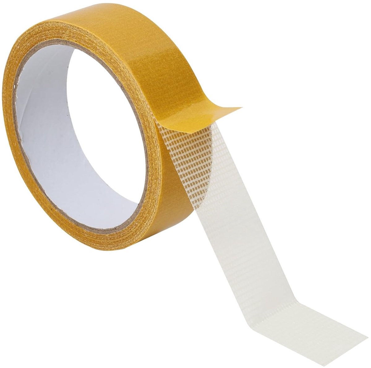 Zware Dubbelzijdige Lijmtape 1 inch x 10 meter, Sterk en Transparant voor Kleding, Gordijnen en Tapijten, Ideaal voor Textielreparatie en Handwerken