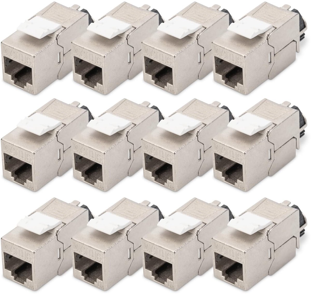 Keystone Module Cat-6A - 12 Stuks - RJ45 Jack