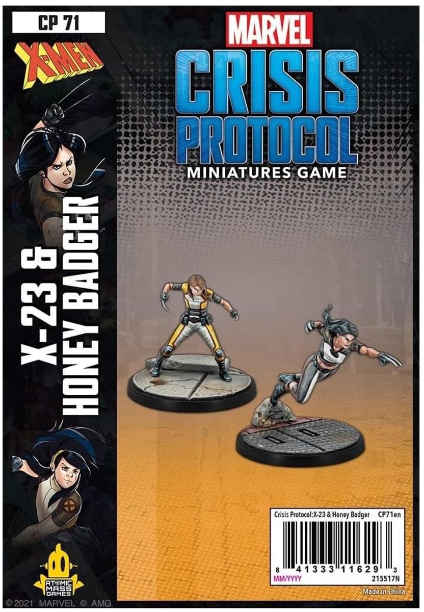 X-23 & Honey Badger Miniaturen - Marvel Crisis Protocol