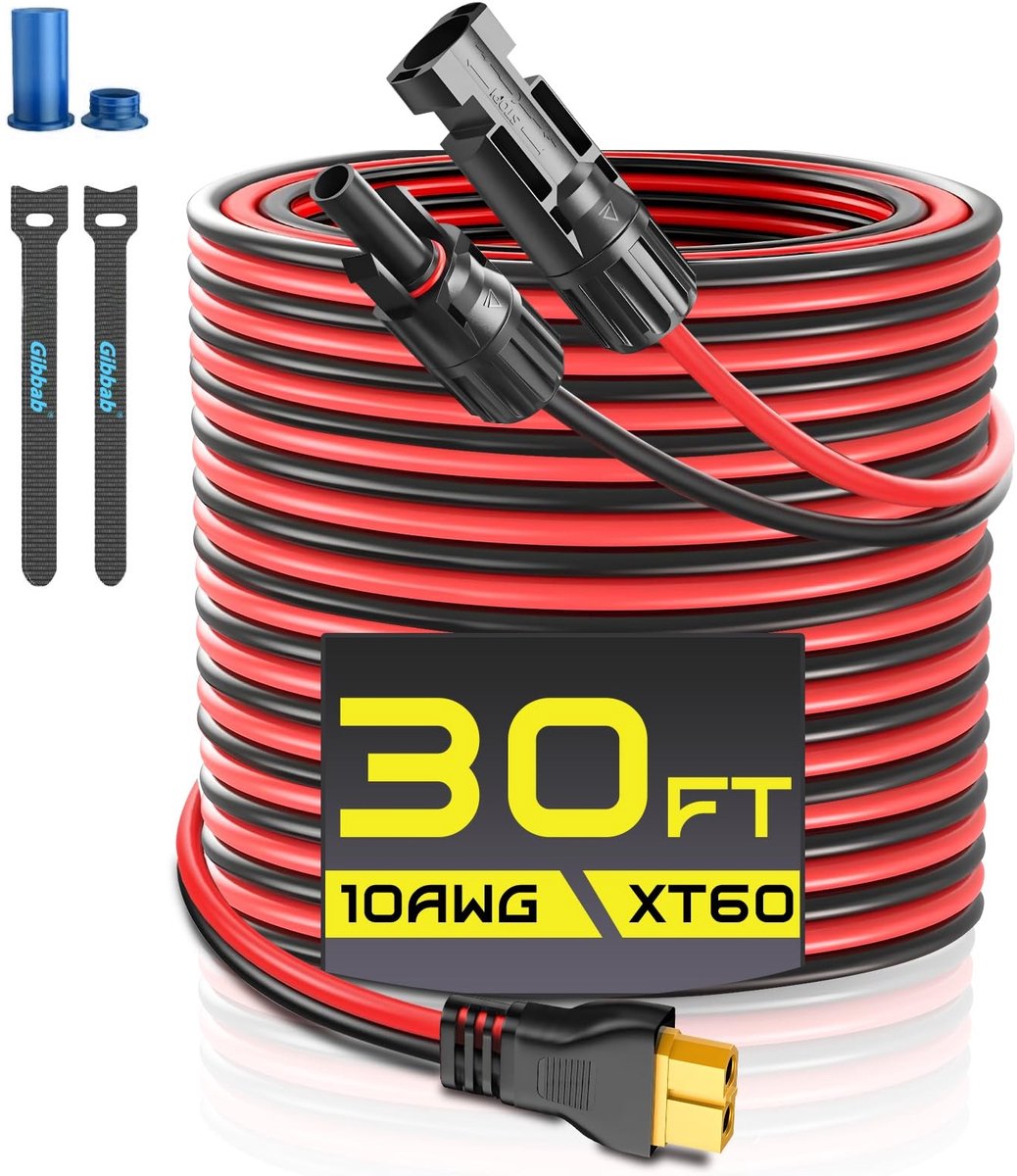 XT60 Oplaadkabel - 10AWG 30FT voor LiFePO4 Batterij
