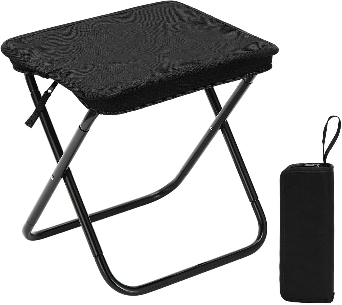 Ultralichte Aluminium Campingstoel - Zwart