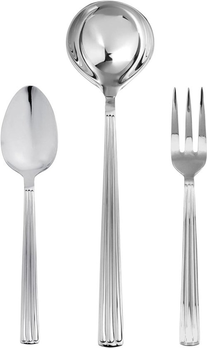 Taartvork Set - Dessertvorkjes - Taart Serveren - Italiaans Design - 13-delig - Metallic