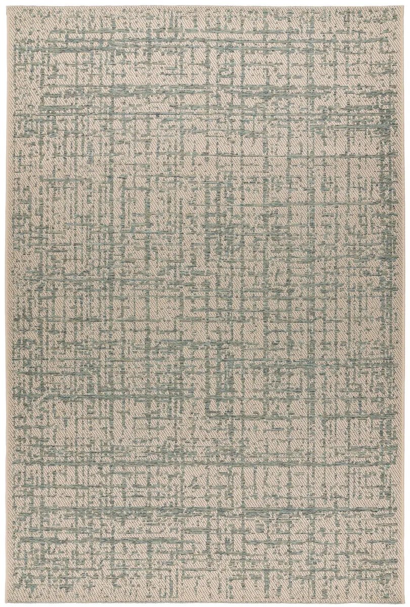Dutch XXL Sisal Vloerkleed | Tapijt | Fiesta | Strepen | Oceaanblauw | 80x150 cm