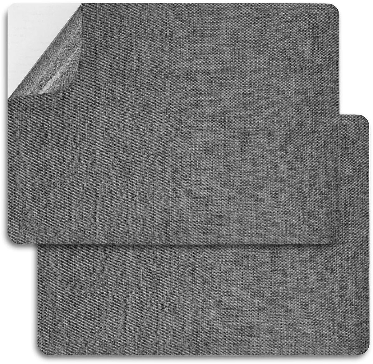 Zelfklevende Reparatietape voor Kleding en Meubels, 2 Stuks, 28 x 20 cm, Ideaal voor Jassen, Tenten en Slaapzakken (Donkergrijs)