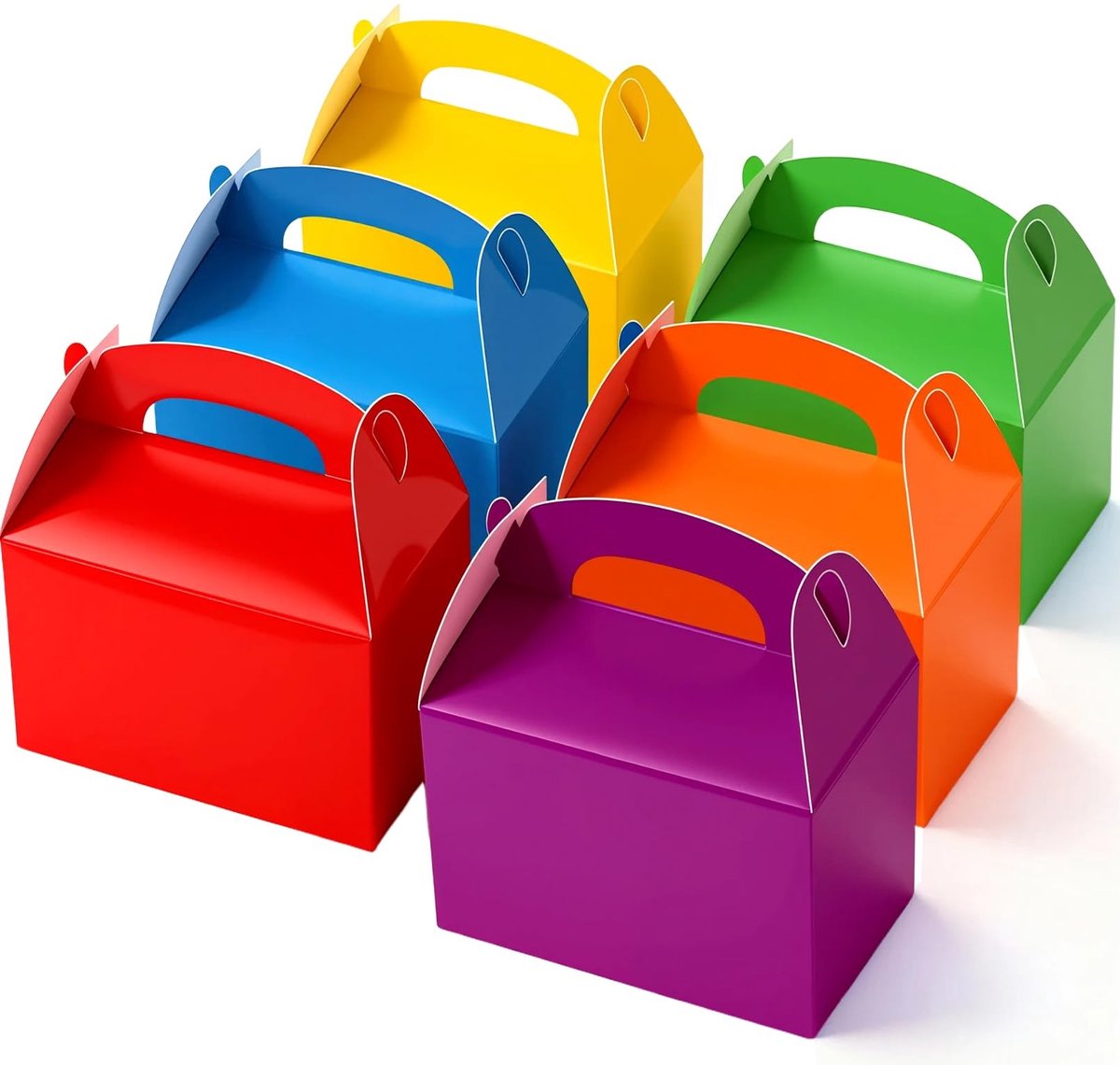 24 Stuks Regenboog Treat Boxes - Cadeauverpakking voor Feestjes