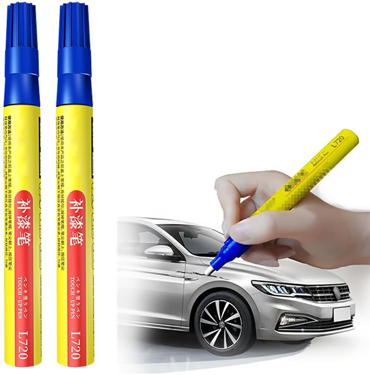 Autolak Reparatiepen - Sneldrogend en duurzaam - 2 stuks