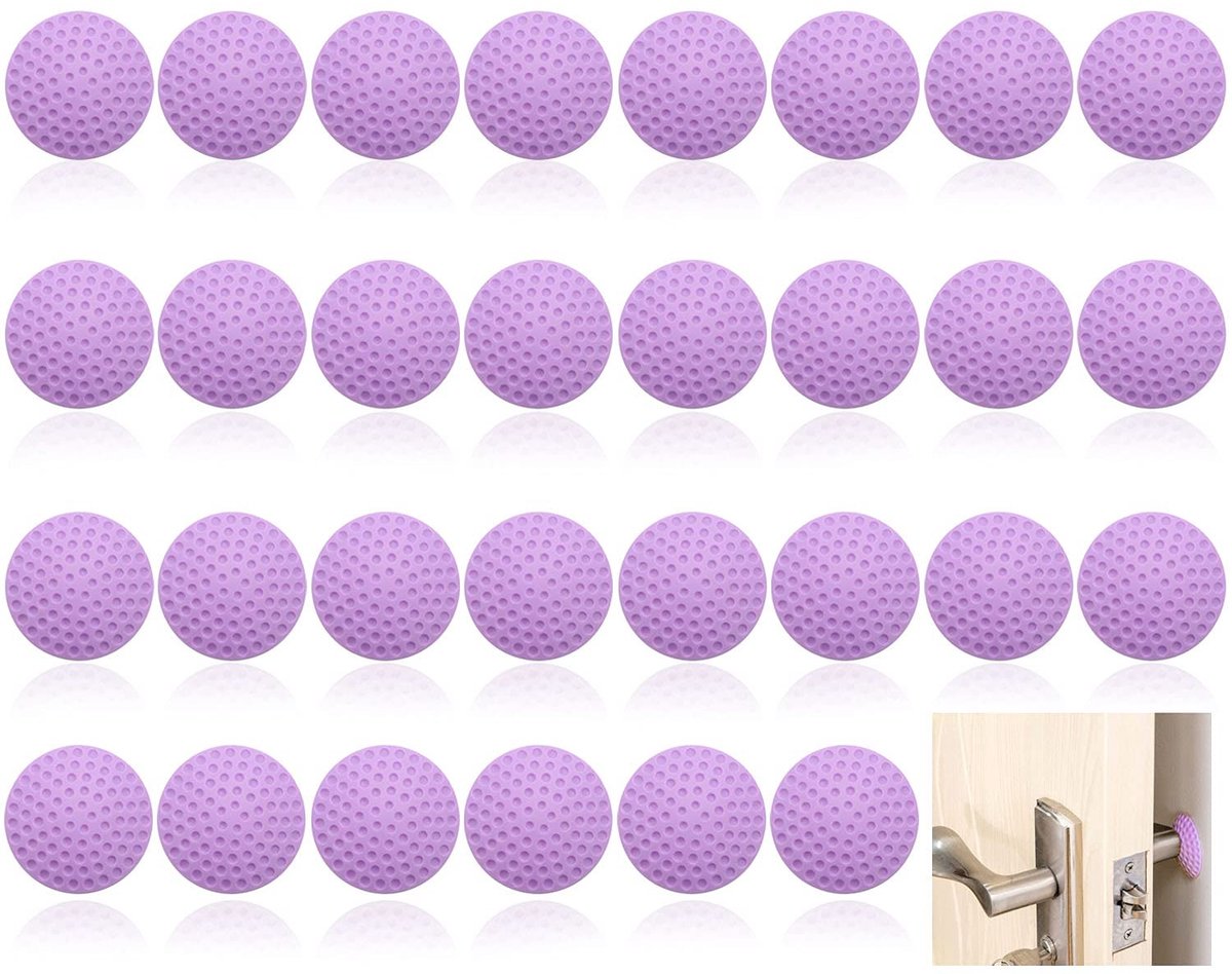 Anti-Collisiekap - 32-delige Rubber Stopper Set - Voor Wandbescherming