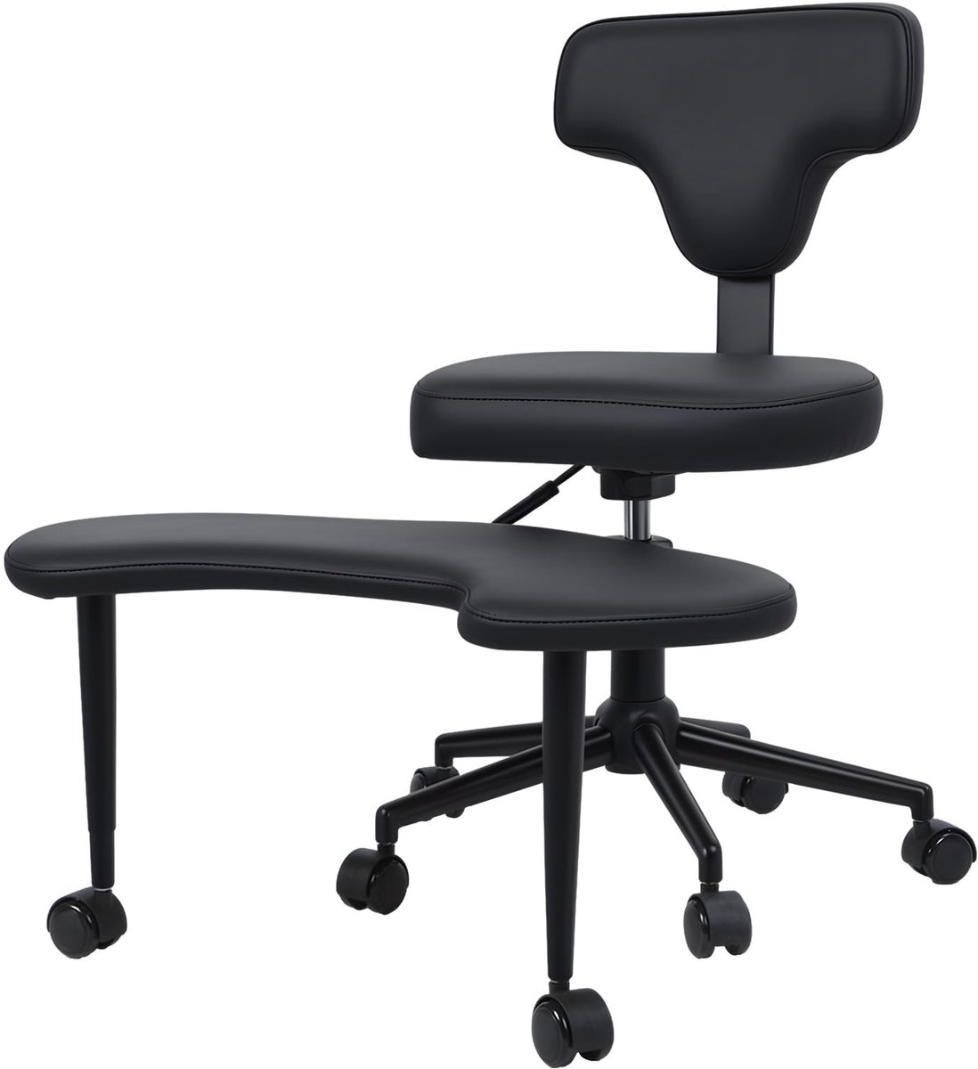 Ergonomische Bureaustoel - Verstelbare meditatie stoel - Zwart