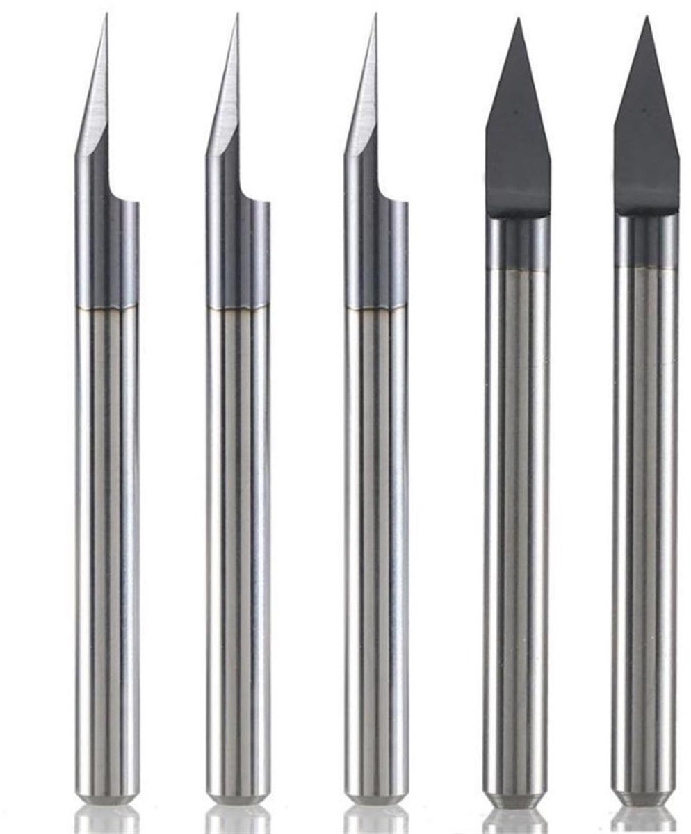 10-delige hardmetalen V-groeffrezenset