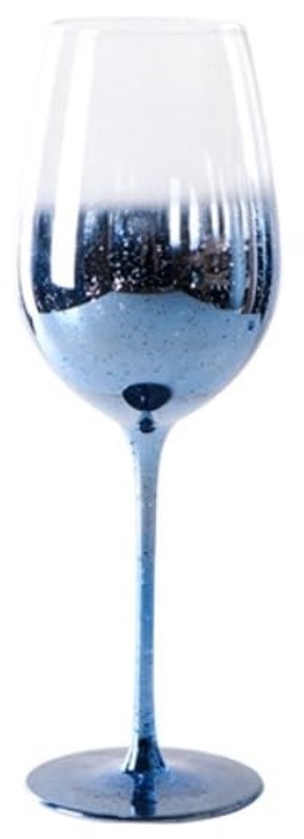 Kristalglas Wijnglas - Blauw Sterrenhemel - 540ml