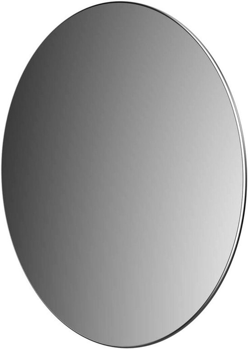 Zelfklevende Spiegel - Randloze Spiegel - Make-up Aanbrengen - 5x Vergroting - Ø 15 cm - Zilver