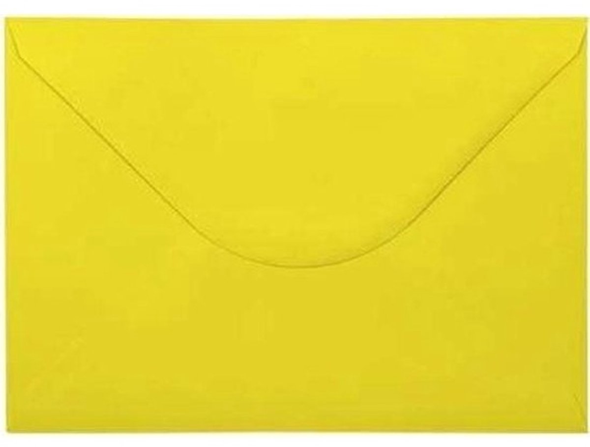 Wenskaart Enveloppen - Uitnodiging Enveloppen - Kaarten Versturen - Diamantflap - C5 162x229mm - Narcis Geel