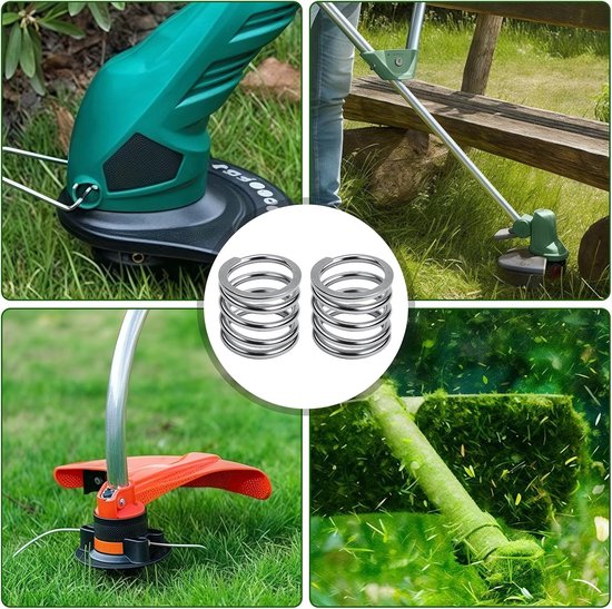 Set van 2 Grasmaaier Drukveren voor Grastrimmer Hoofd en Spoelaccessoires voor Tuinonderhoud — afbeelding 4