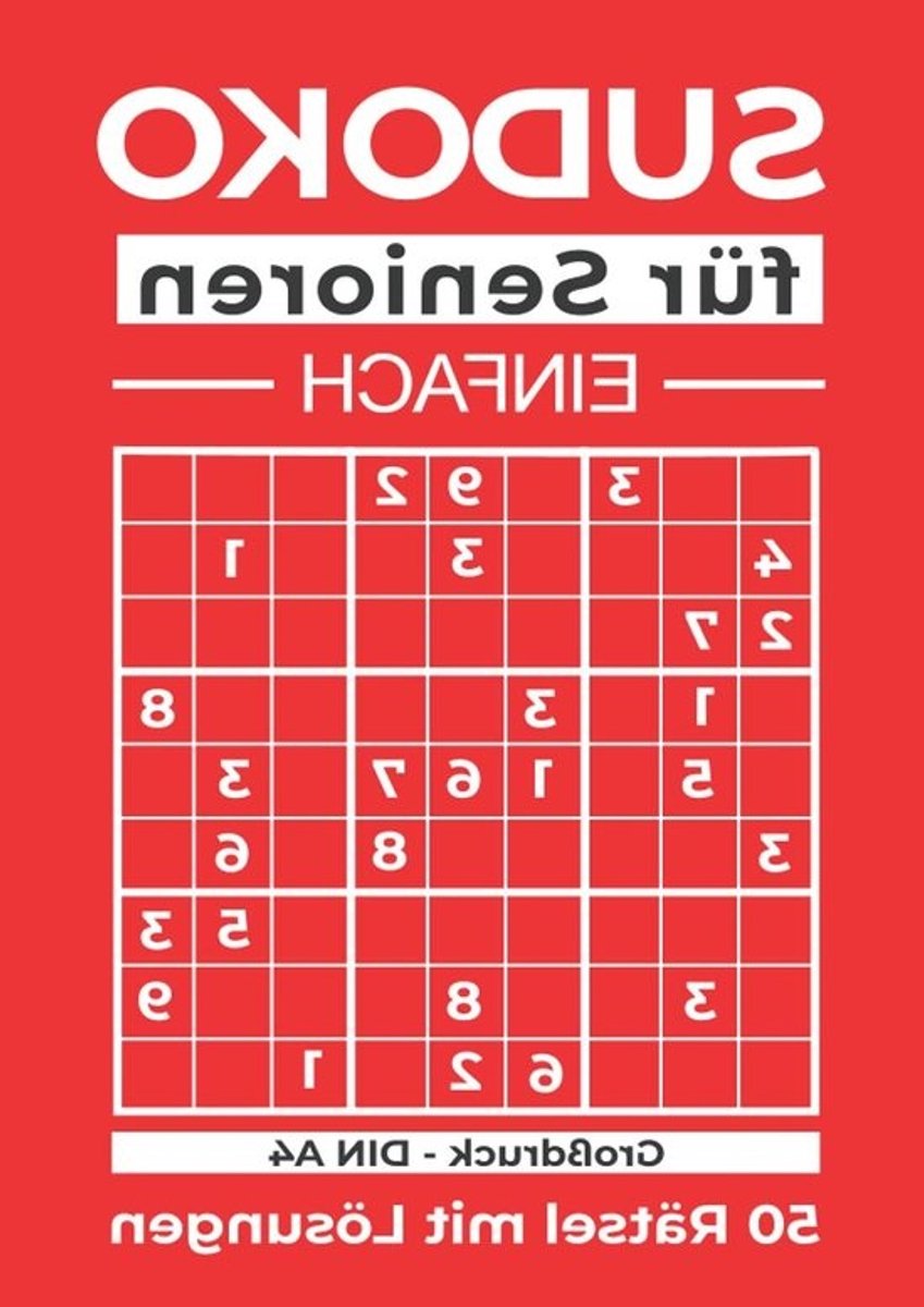 Sudoku voor Senioren - Grote Cijfers Puzzel - Geestelijk Fit Blijven - Speciaal Groot Lettertype - DIN A4 - Niet Gespecificeerd