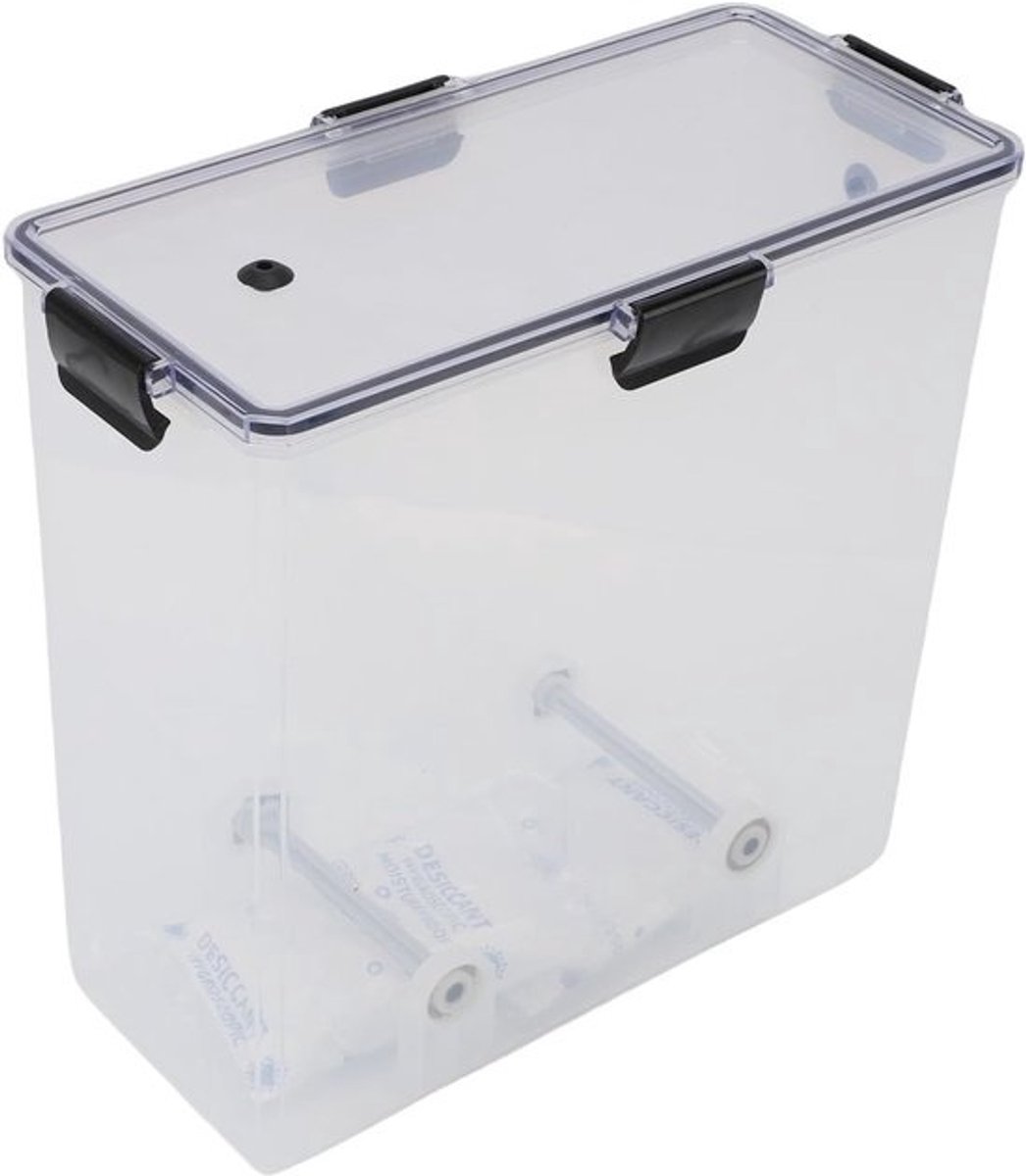 Filament Droger Box - Opbergdoos Dehydrator - 3D Printen - Ingebouwde Thermo-hygrometer - Voor 1KG Spoelen - Transparant