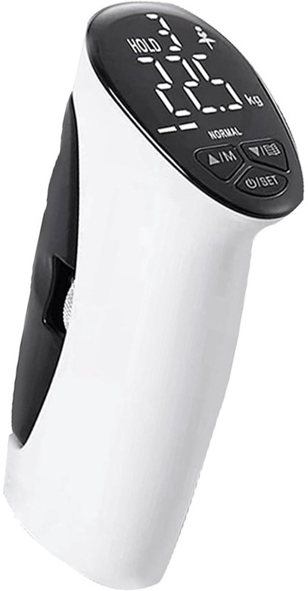 Grip Krachtmeter - Handspier Tester - Fitness Training - Digitale Weergave - 139 x 57 cm - As picture