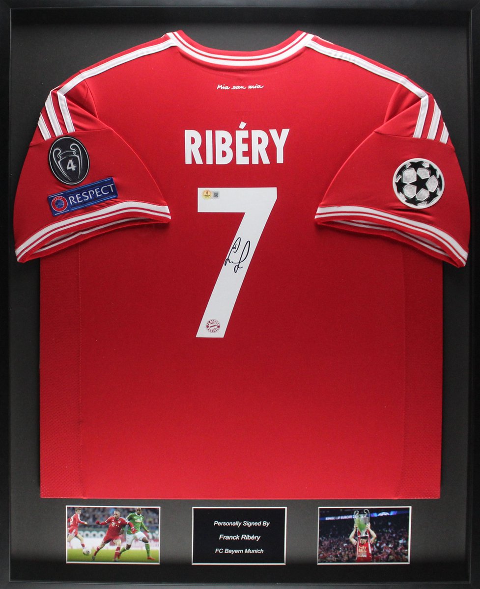 Franck Ribéry Bayern München 13/14 ingelijst Thuis Shirt