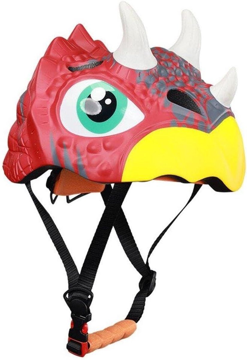 Kinderhelm Fiets - Peuterhelm Fietshelm - Veilig Fietsen - 3D Cartoon Ontwerp - One Size - Stijl 1