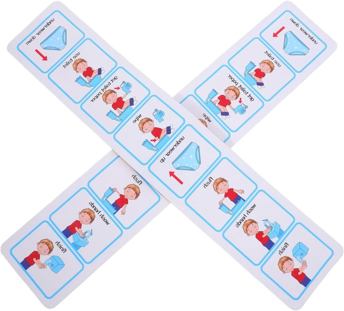 Visueel Schema Stickers - Zindelijkheidstraining Grafiek - Kinderen Leren - Interactieve Ouder-Kind Tool - 51 x 10 cm - Multi
