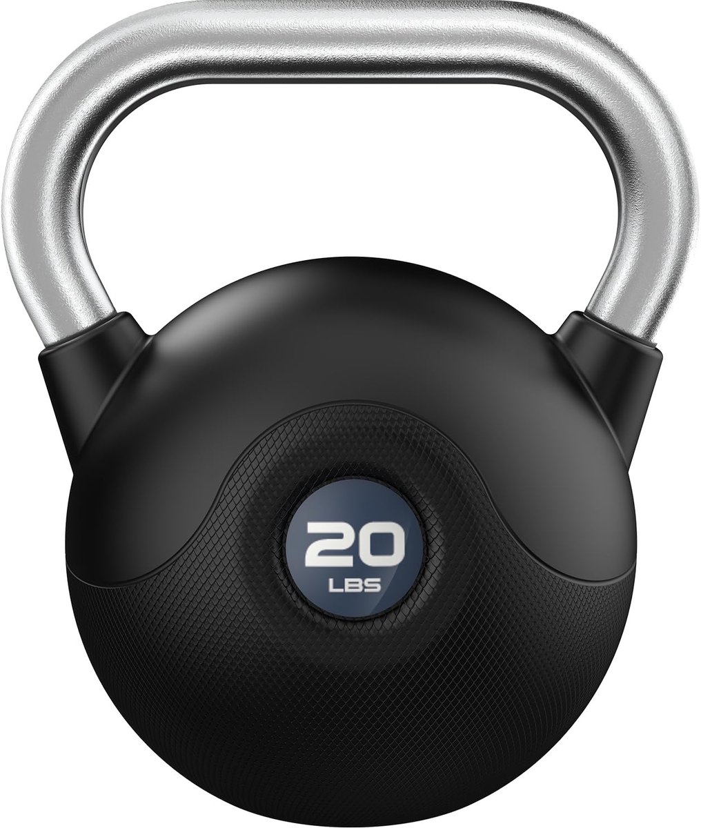 SnelShoppen - Kettlebells Gewichtenset 20 lbs Blauw - Anti-Slip Grip Krachttraining voor Full Body Workout, Thuis Gym, Fitness, Sport, Krachttraining