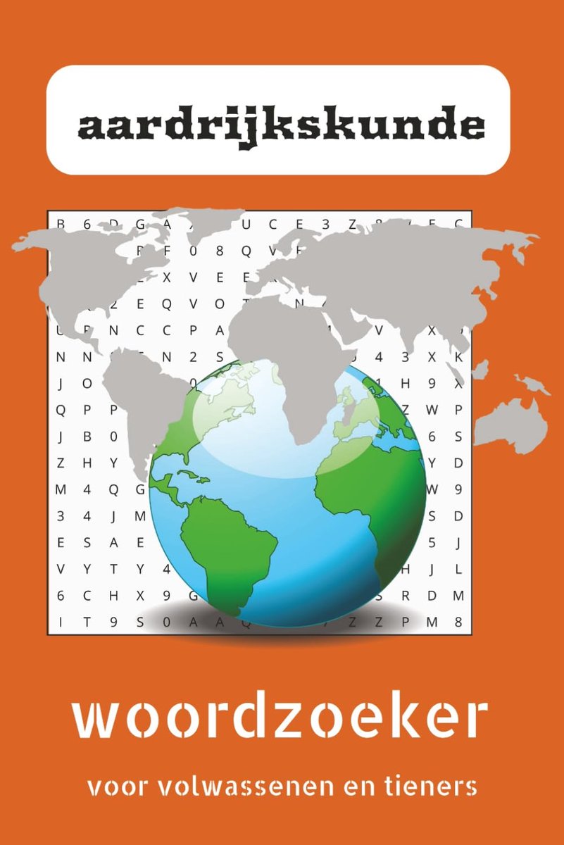 aardrijkskunde woordzoeker: gemakkelijk woordzoeker voor kinderen en volwassenen, puzzel - 6x9 inches, 65 pagina's - ShopVlot