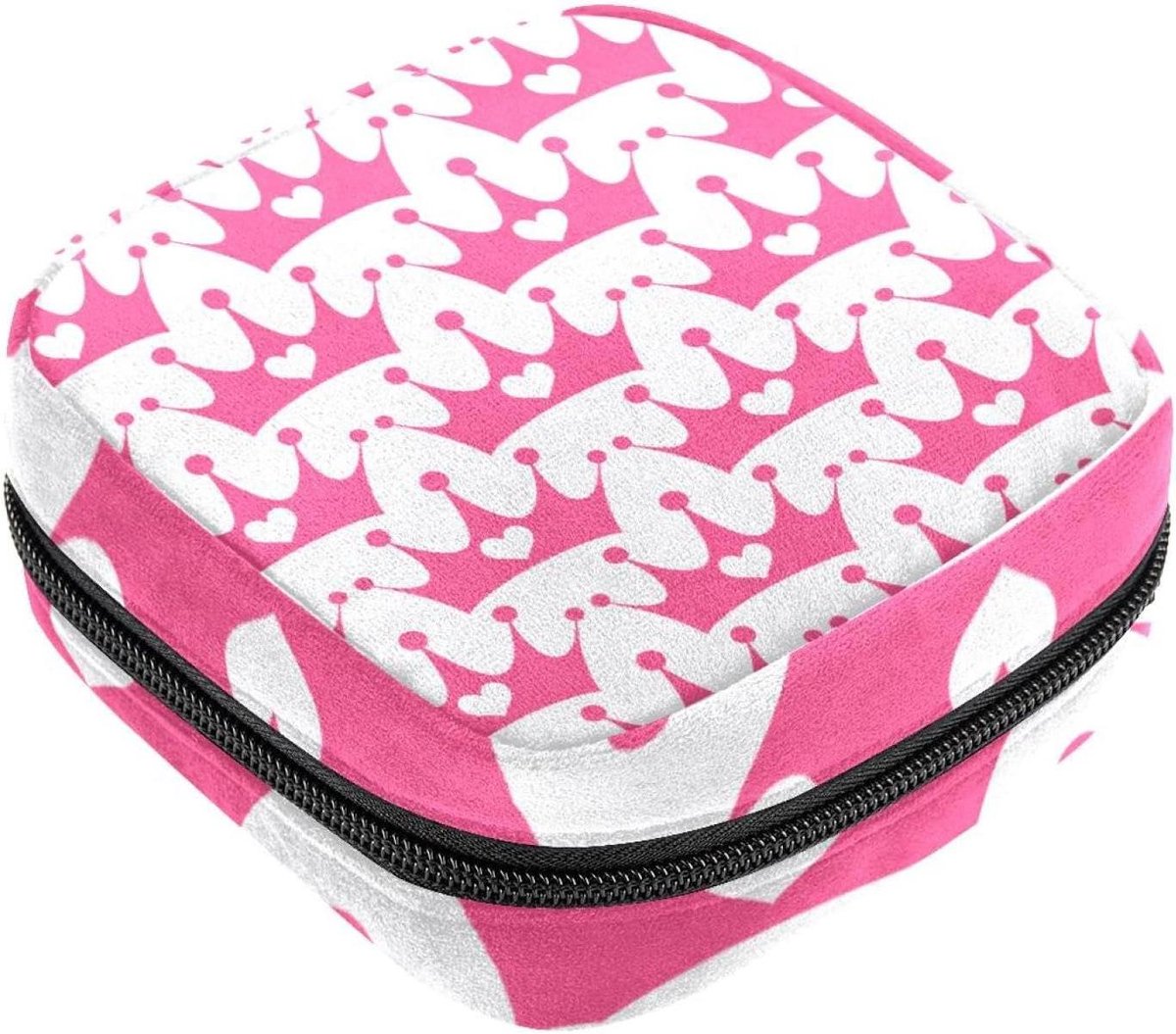 Menstruatiezakjes - Maandverband tasje tamponzakje - Hygiënisch opbergen - Privacy beschermend - 12x17x17 cm - Roze