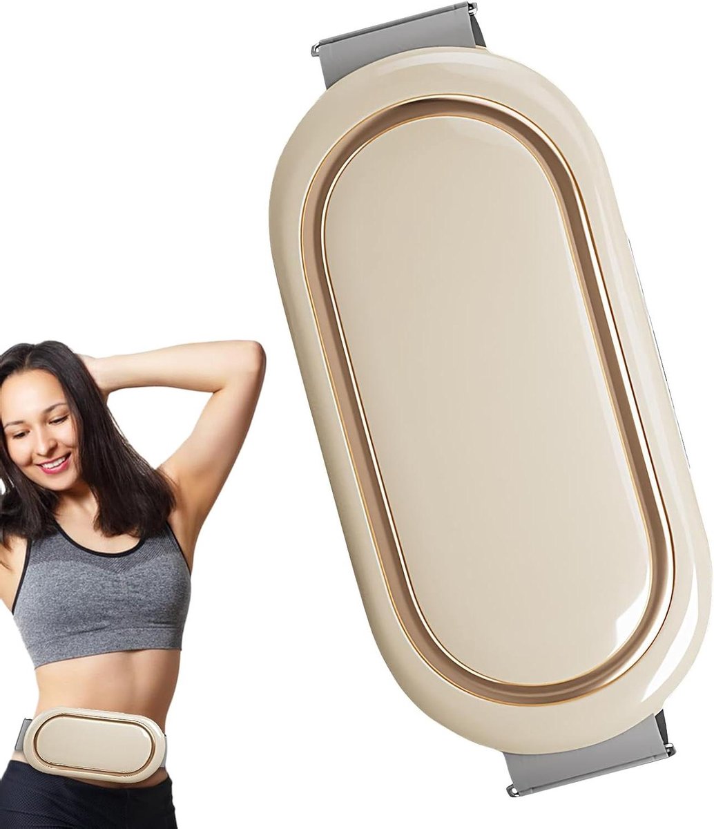 Geleiding Riem - Spier Stimulator - Lichaamsvorming - Draadloze Technologie - Tot 120 cm - Beige Geel