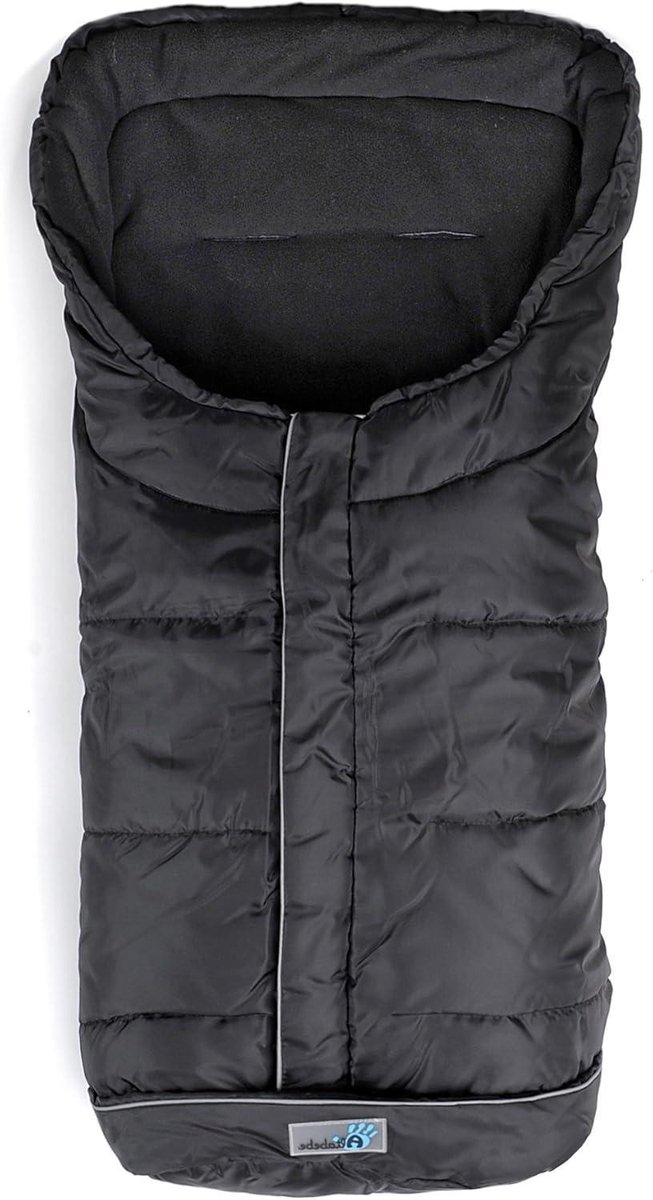 Wintervoetenzak - Babyzak Kinderwagenzak - Baby Warm Houden - Water- en Winddicht - 90 x 45 x 5 cm - Zwart