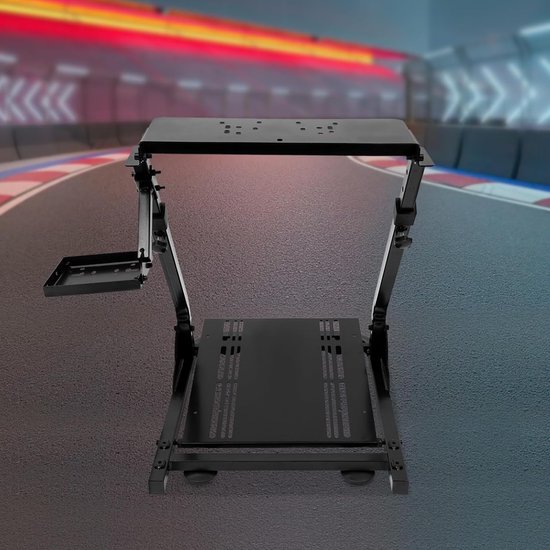 Racestuurhouder - Stuurwielbeugel - Gaming Simulatie - Verstelbaar Ergonomisch Ontwerp - 56-78 cm Verstelbaar - Zwart — afbeelding 3