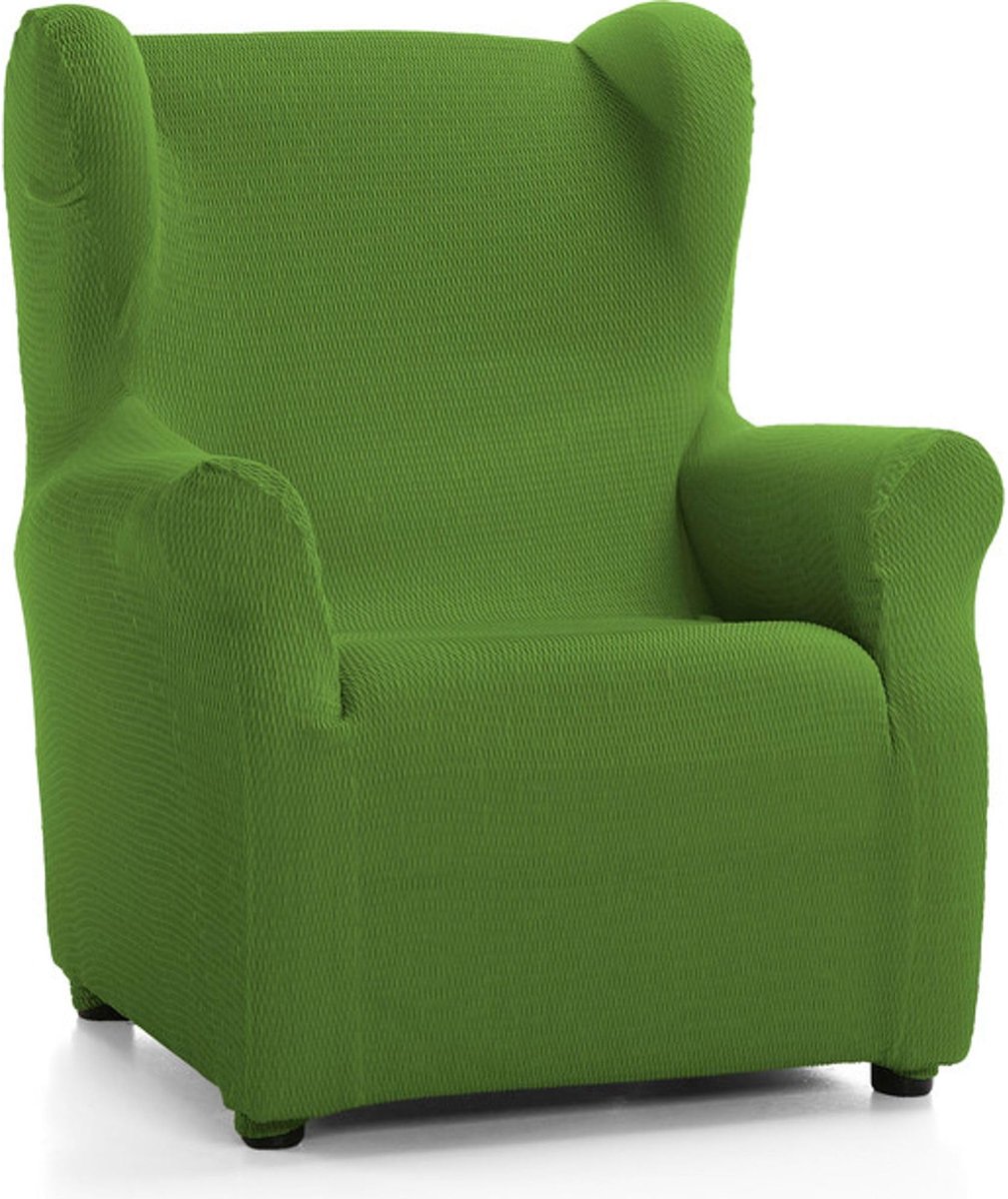 SnelShoppen - ECOMMERC3 Oorfauteuilbekleding Gewatteerd en Verstelbaar, Elastisch, Groen, 100% Spaans Maatwerk voor Woonkamer, Tuin en Kinderen