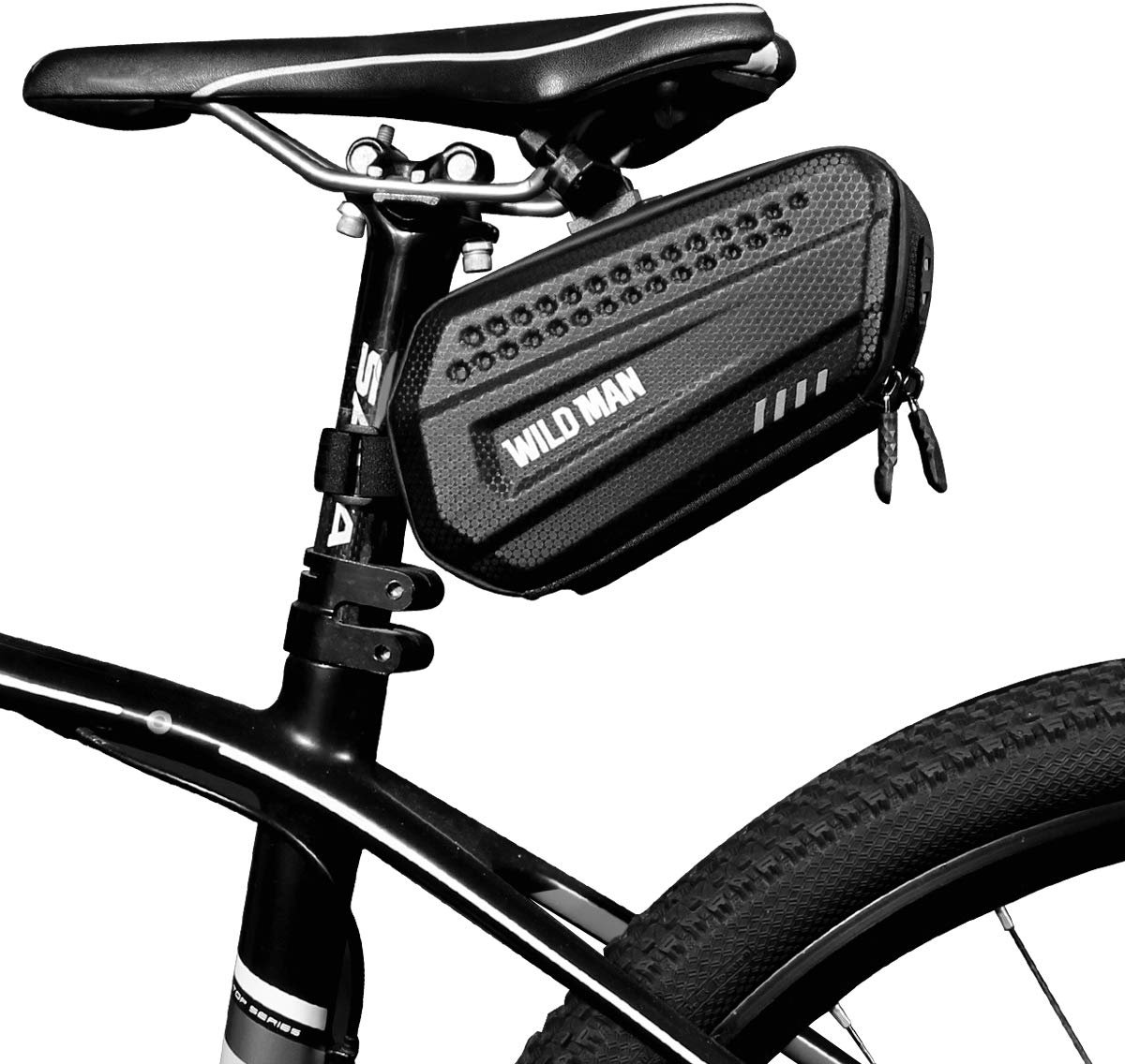 Dailygoods - Waterdichte Fiets Zadeltas voor MTB en Road Bikes met Dubbele Opening