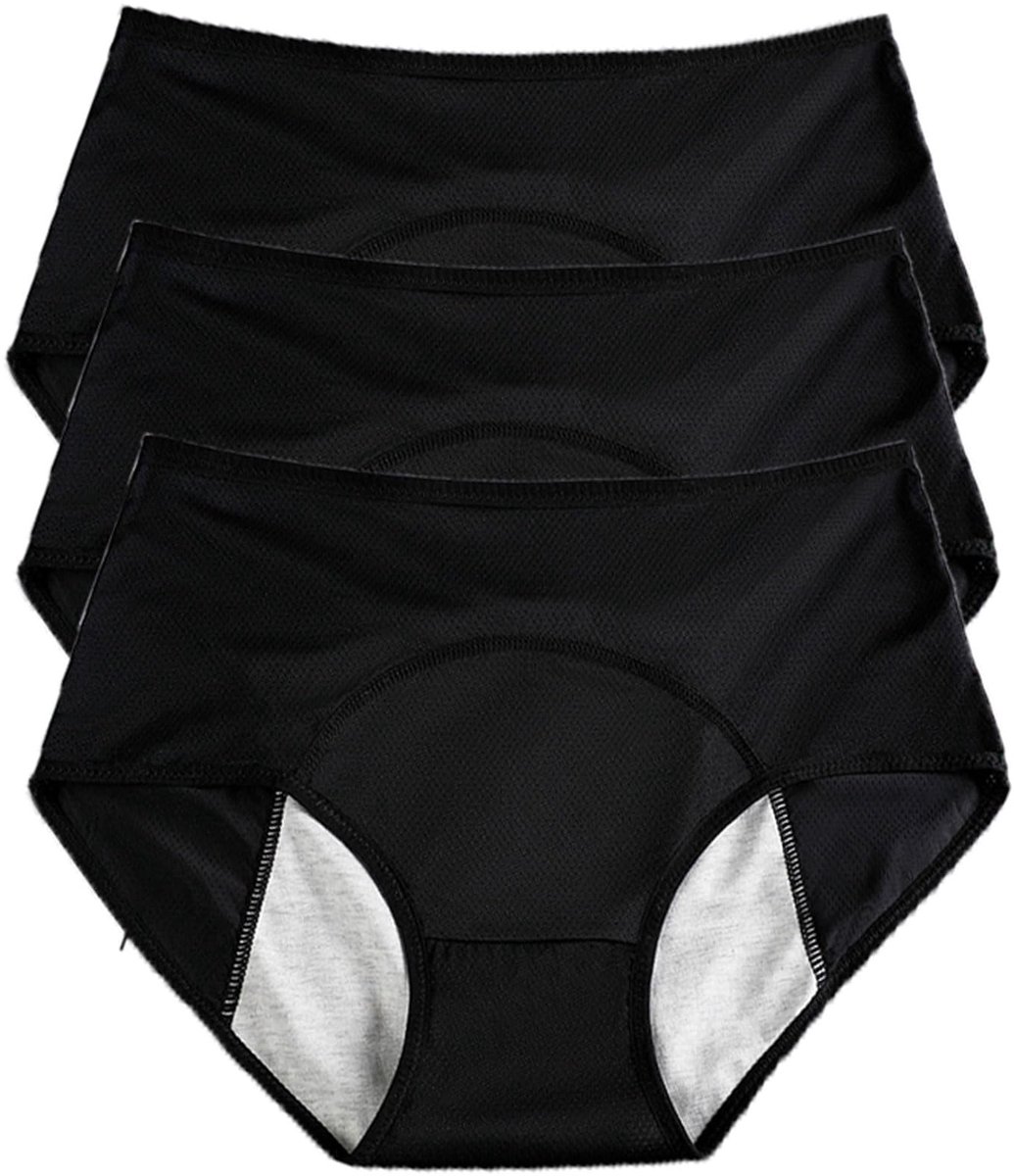 Dailygoods- Incontinentieslipje Dames - Wasbaar - Ademend - Waterdicht - Lekkagebestendig - Katoen - Maat G/6XL - Menstruatieondergoed