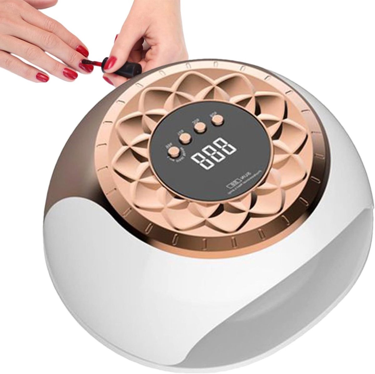 Nagel Uithardlamp - Gellamp - Professionele Manicure - Slimme Timer Functie - Ruim Interieur - Wit