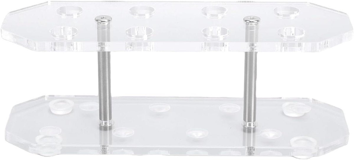 Acryl Displaystandaard - Bureaurek Dart - Darts Organiseren - Matte Afwerking - 16x6x5.5cm - Transparant