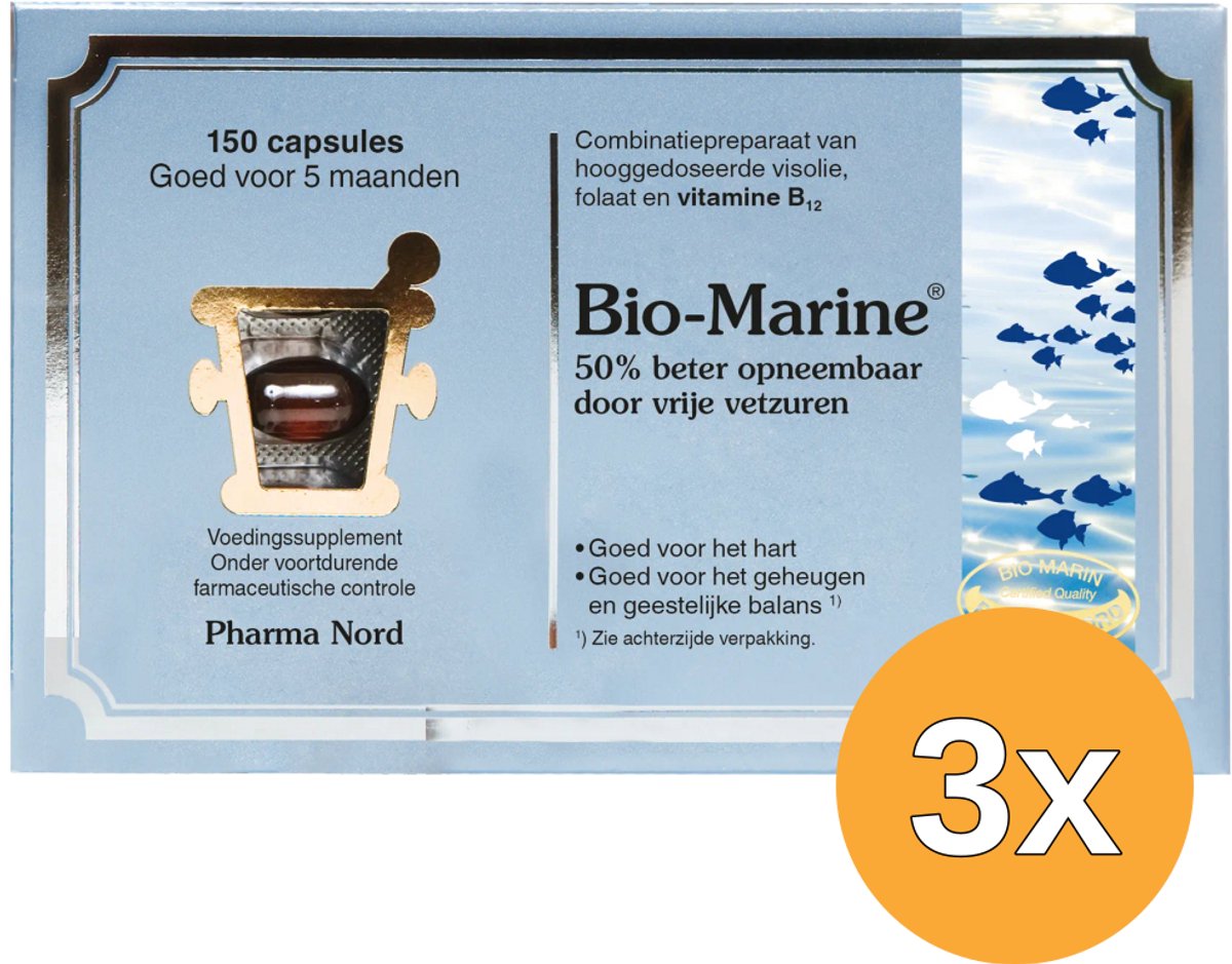 3x Pharma Nord Bio Marine (150 capsules)