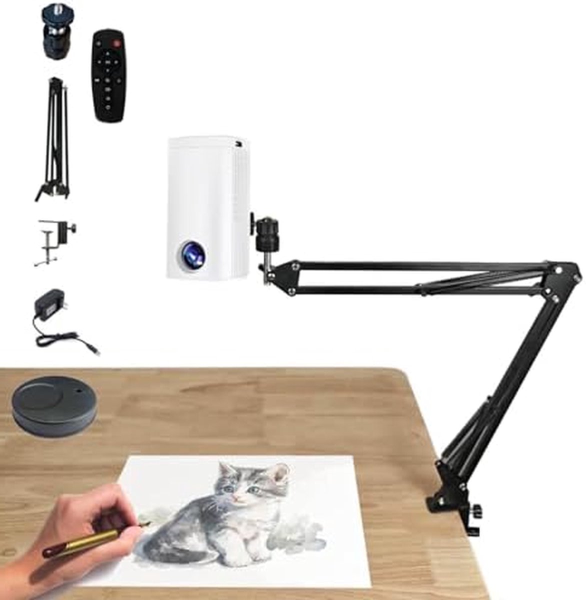 Tekent Projector - Schets Projector Tracering - Kunst Ontwerp - Draadloze Connectiviteit - 7-98 inch - Wit