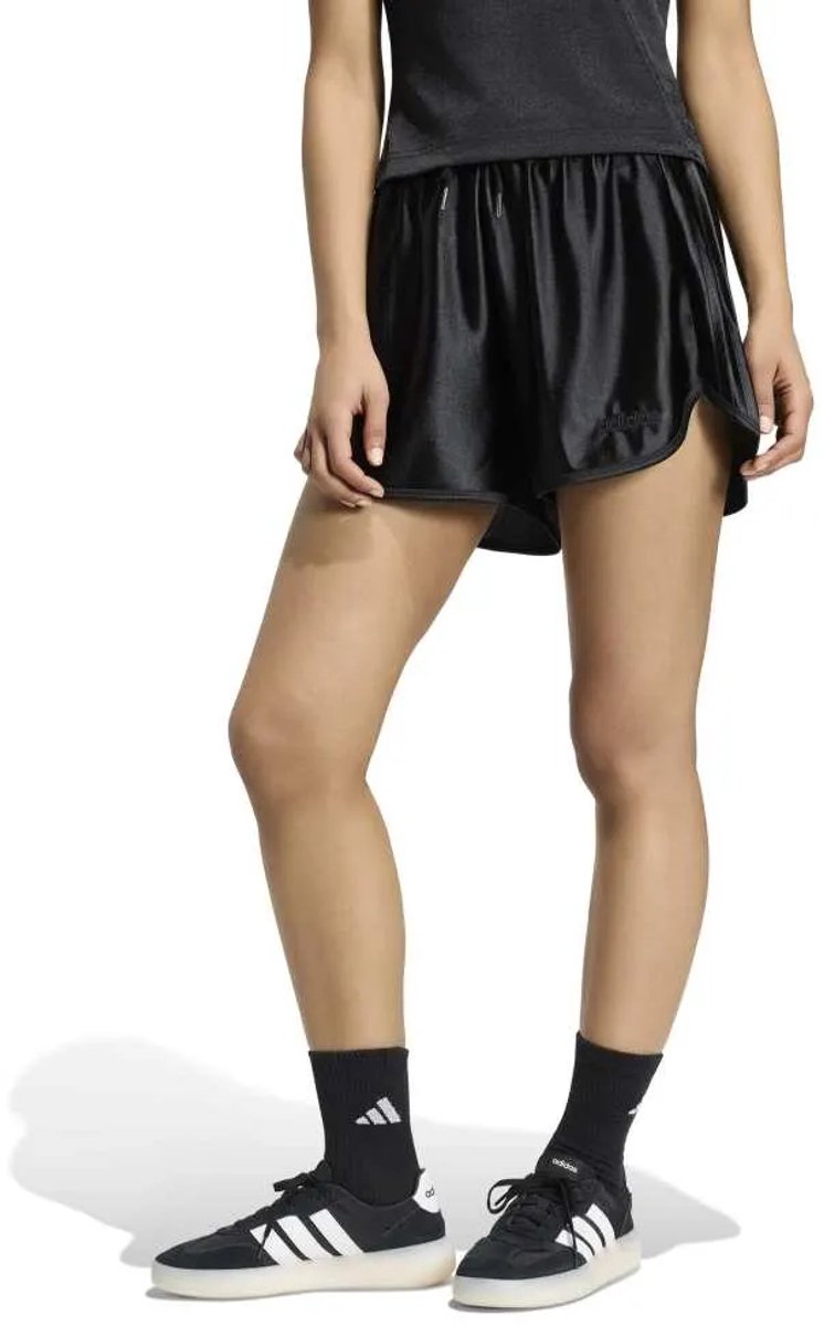 Adidas Seasonal Essentials Satin Korte Broek M Vrouw Zwart
