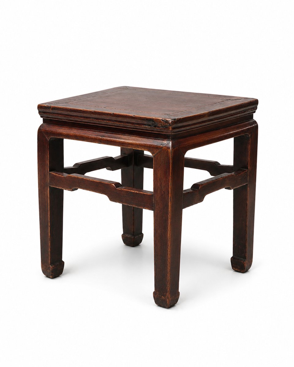 Fine Asianliving Antiek Chinese Kruk Sidetable W39xD39xH51cm Chinese Meubels Oosterse Kast
