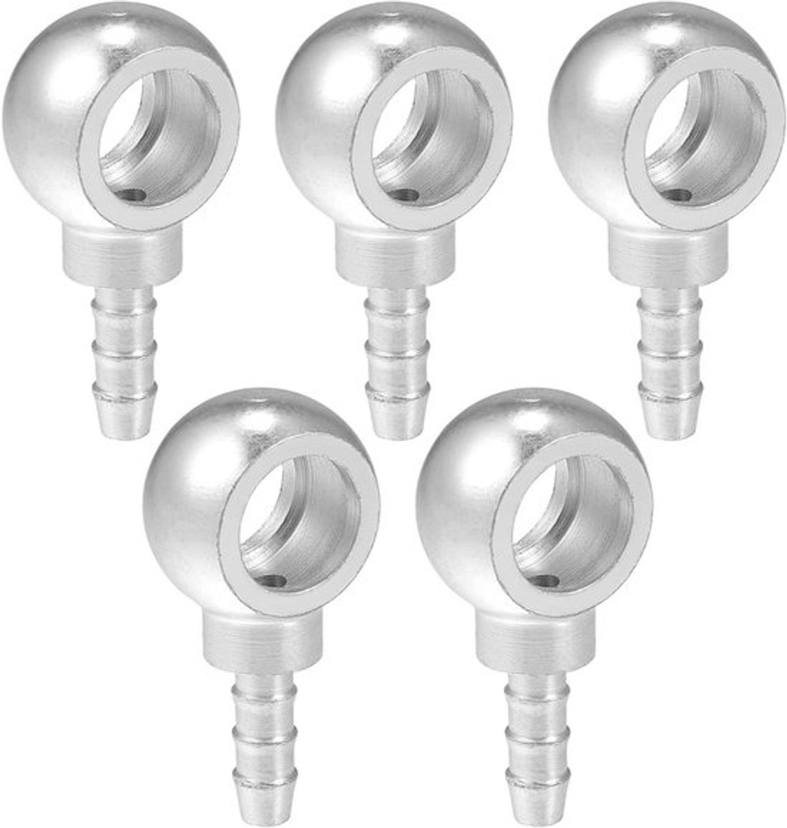 Banjo Fitting Adapter Connector voor 16mm ID 8mm OD Brandstofleiding - Set van 5stuks