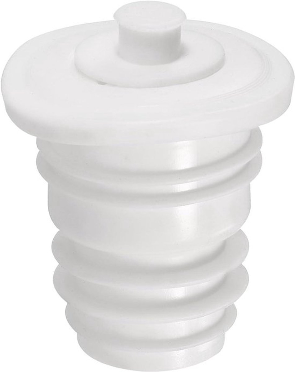 Siliconen afdichtring voor afvoerstop wasmachine - Geurbescherming vloerafvoer - PVC afvoerpijp 35-40 mm - Wit