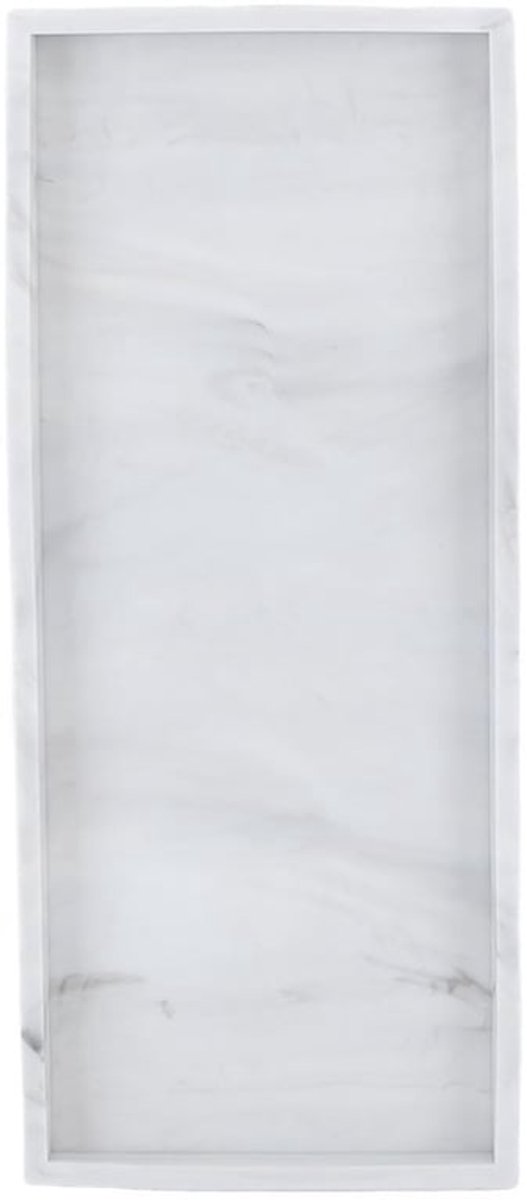 - Siliconen keukenlade - Opbergdoos - Antislip - Marmerkleur - Cosmetische opslag - Organiseren - Geschikt voor keuken - 30 x 12,4 cm