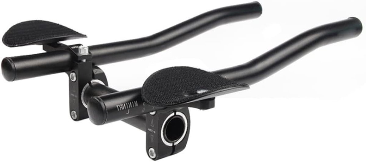 Fiets Stuur Armsteun - Triatlon Stuur Racefiets Armsteun - Comfortabel Fietsen - Verstelbare Lengte - 34 cm - Zwart