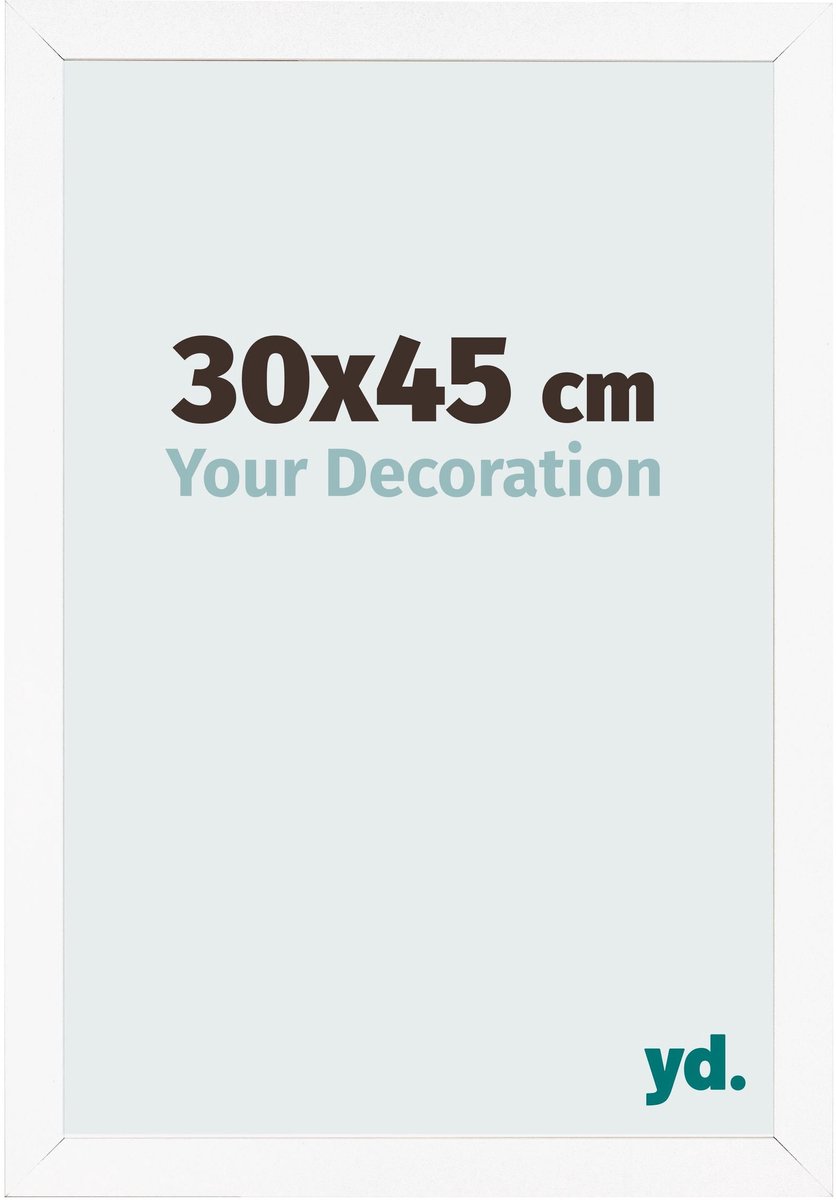 Your Decoration - Fotolijst 30x45 cm - MDF - Wit Mat - Bologna