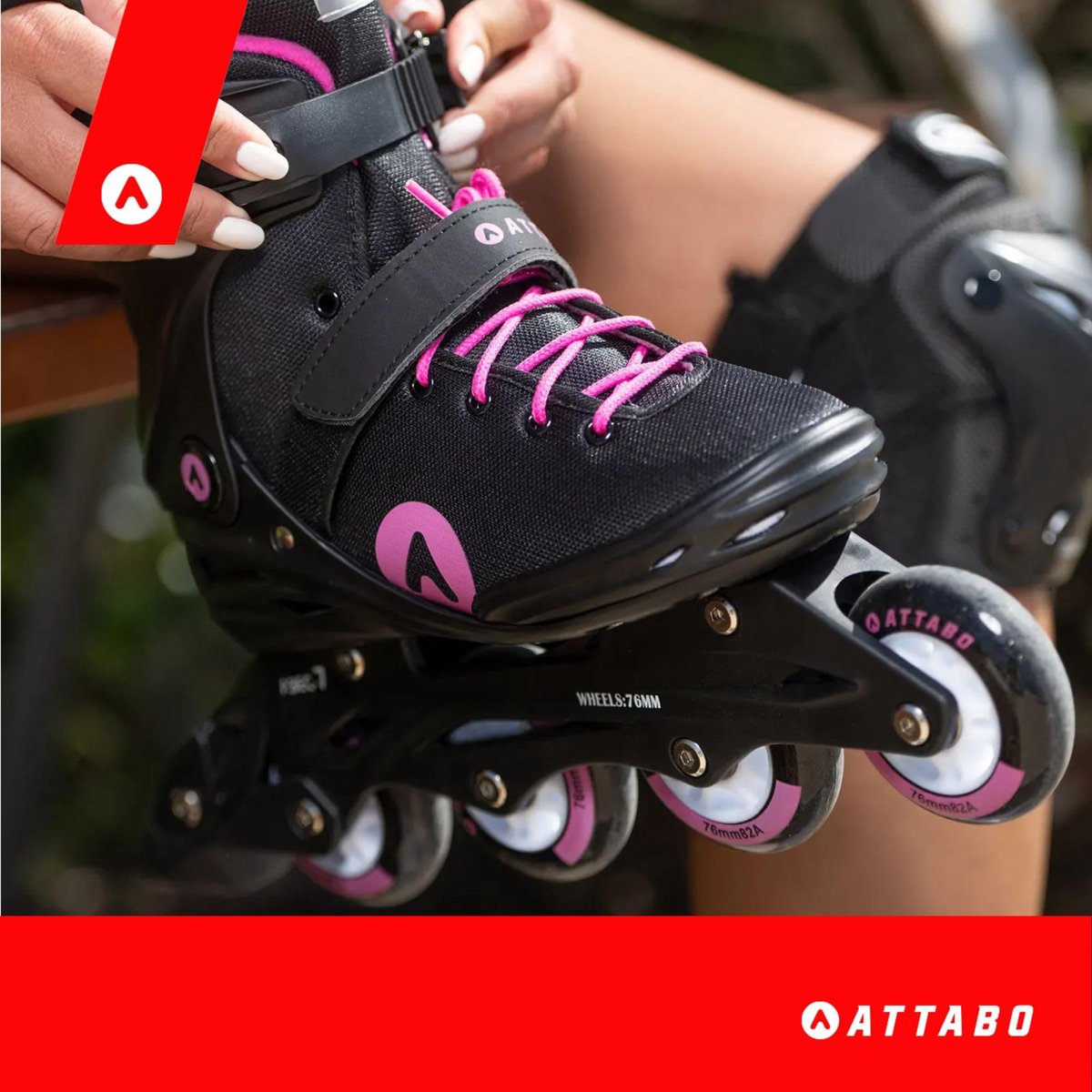 SnelShoppen - Inline skates dames 37 EU Cyclone met ABEC-7-lagers, PU 82A halfhard, TPR comfort, drievoudige aanpassing, rolschaatsen voor vrouwen in