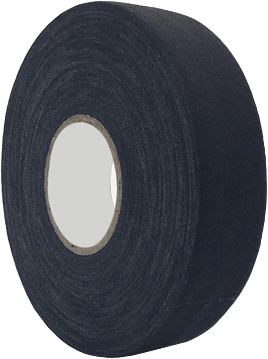 Hockey Tape - Sporttape Overgrip - Verbeteren Grip - Scheurbaar Zonder Schaar - 2500x2.5cm - Zwart