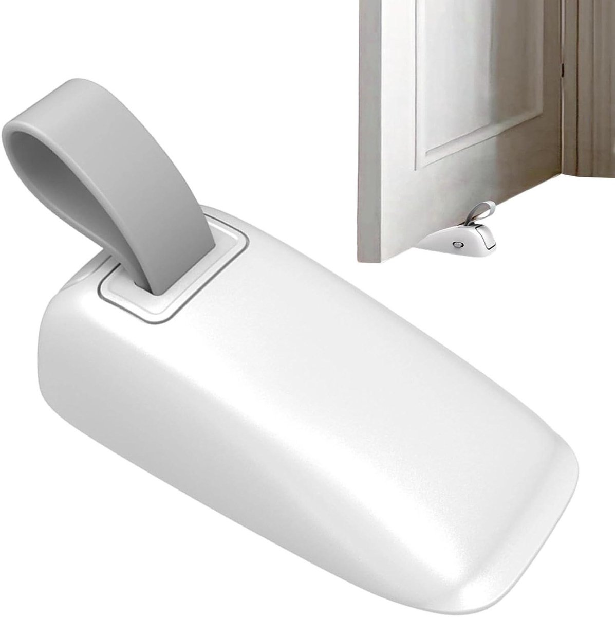 Deurstop Alarm - Deurwig Beveiliging - Extra Veiligheid - Dubbele Beschermingsmodi - 12.9 x 5.1 x 5.1 cm - Wit