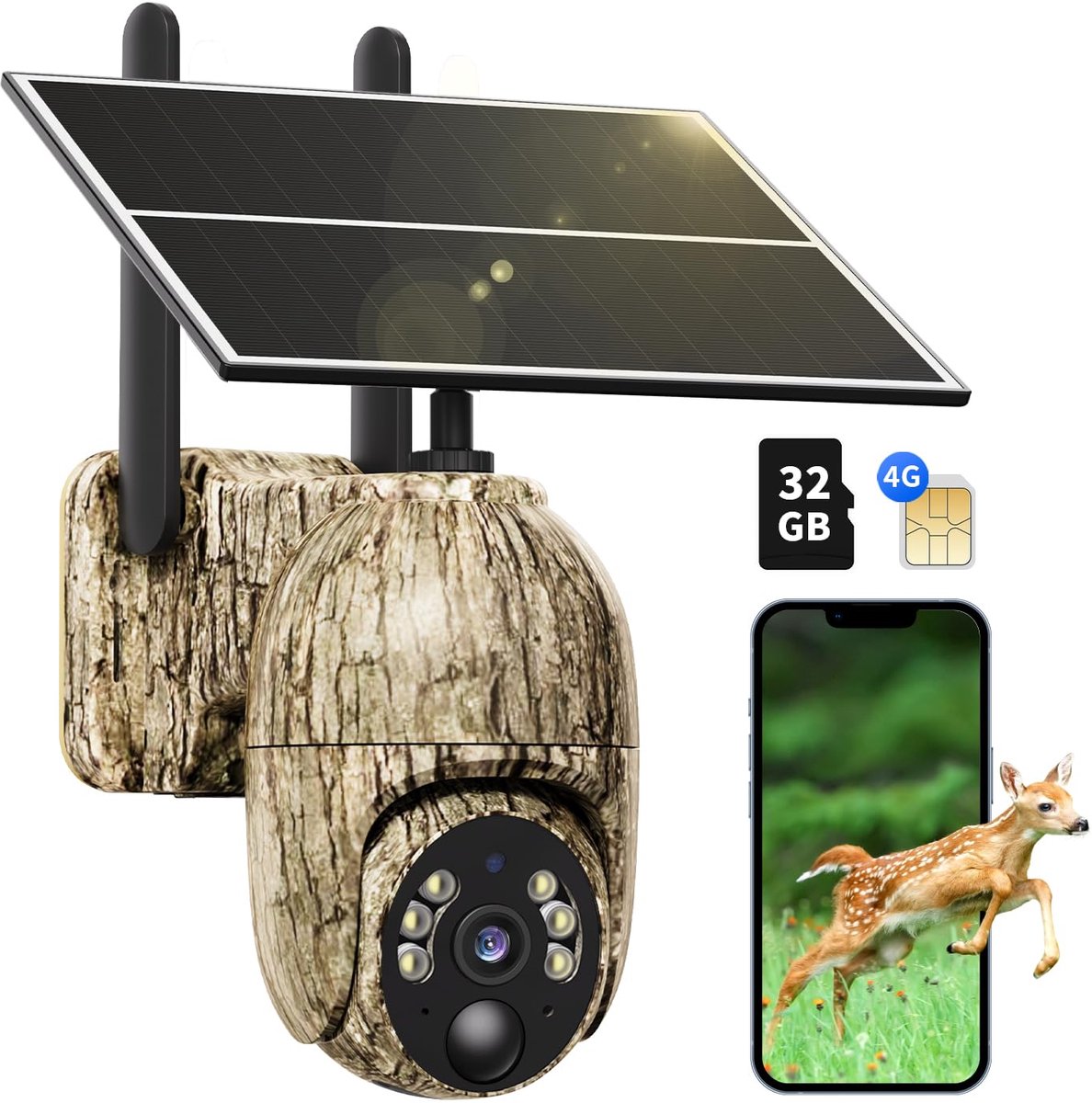 Dailygoods - 4G Wildcamera met Simkaart en Geheugenkaart