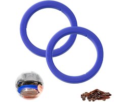 Dailygoods- Zeefdrager 2 Stuks - Verbeterde Afdichting - Voedselveilige Siliconen - Hittebestendig - BPA-vrij - Optimale Drukverdeling - Espressoafdichting