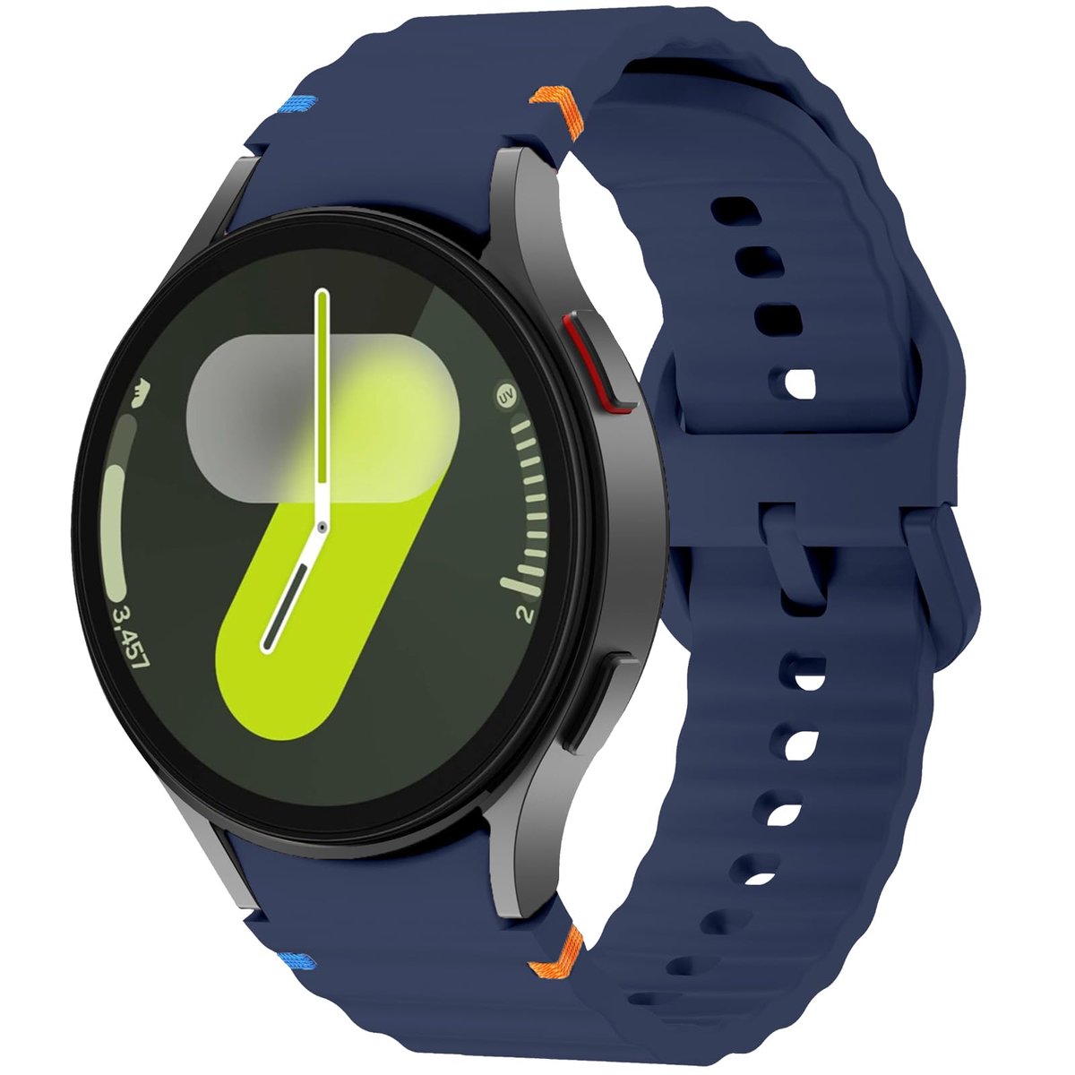 Dailygoods - Galaxy Watch 7 Bandje - 20 mm Siliconen Sportband voor Diverse Modellen