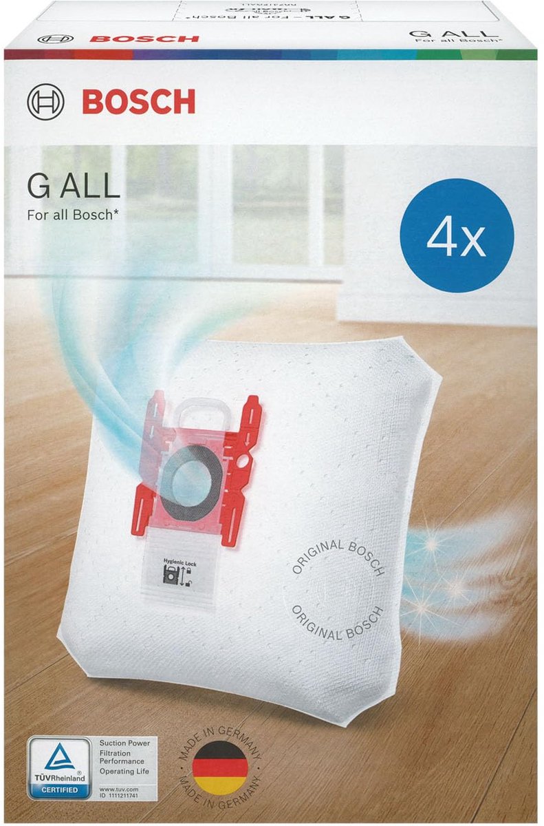 Dailygoods - PowerProtect Stofzak voor Stofzuigers - 99,9% Filtratie
